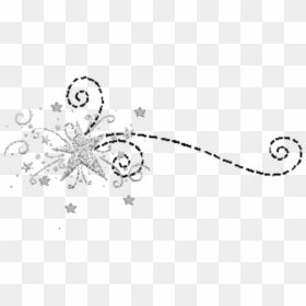 #separador #estallas #stars #star - Silver Divider Png Transparent, Png Download - separador png
