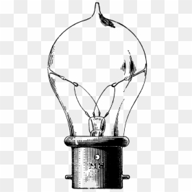 Vintage Light Bulb Clipart, HD Png Download - cafe con leche png