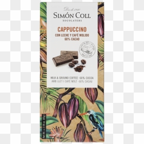 Simón Coll Chocolate 70 Cacao Con Naranja, HD Png Download - cafe con leche png