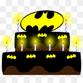 Batman Birthday Cake - Batman Birthday Cake Clipart, HD Png Download - batman telltale png