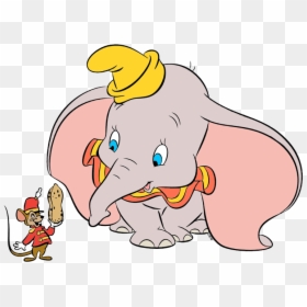 And Mammoths,nose,clip Art,indian Art - Transparent Background Cartoon Clipart Dumbo, HD Png Download - elephant vector png