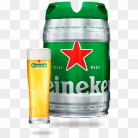 Heineken 5l Draught Keg - Heineken 5l, HD Png Download - beer barrel png