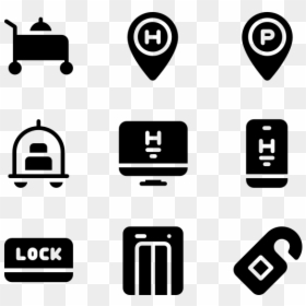 Inspiration Icon Flat Png, Transparent Png - reception desk png
