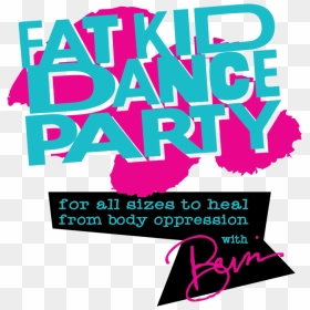 Transparent Dance Party Png - Graphic Design, Png Download - fat kid png