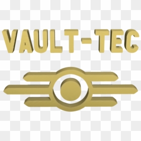 Vault Tec Logo Yellow Png, Transparent Png - vault tec png