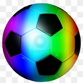 #fútbol⚽😍 #balón - Rainbow Soccer Ball Nike, HD Png Download - balon futbol png