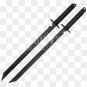 Twin Blade Sword Mc - Two Swords In One, HD Png Download - sword blade png