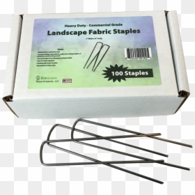 Landscape Fabric Staples - Box, HD Png Download - wooden stake png