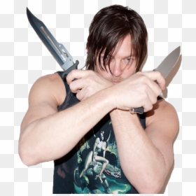 Walking Dead Daryl Dixon Sketch, HD Png Download - norman reedus png