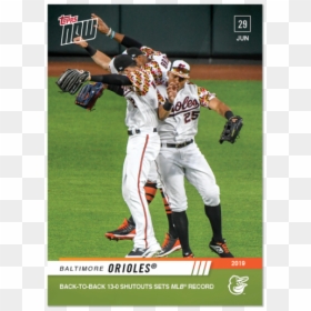Baltimore Orioles  Mlb Topps Now® Card - College Baseball, HD Png Download - orioles png