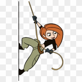 Kim Possible Climbing A Wall - Kim Possible Clipart, HD Png Download - kim possible png
