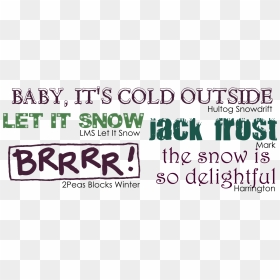 Transparent Jack Frost Clipart - Calligraphy, HD Png Download - snowdrift png