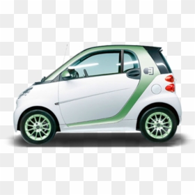 Smart Fortwo Coupé - 2015 Smart Fortwo White, HD Png Download - smart car png