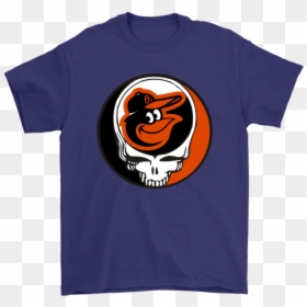 Baltimore Orioles The Grateful Dead Baseball Mlb Mashup - Shirt, HD Png Download - orioles png
