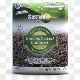 Sustane 20lb Bagcroppedcloser900pxl - Low In N And P Soil, HD Png Download - compost png