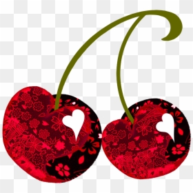 Latest Hearts Cherry Transparent Png Clipart Free Earrings - Free Cherry Clipart, Png Download - cherry emoji png