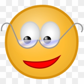 Smiley With Glasses Svg Clip Arts - Animated Smiley Face Clip Art, HD Png Download - circle glasses png