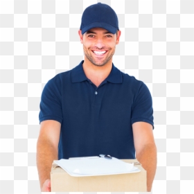 Baseball-cap - Handsome Courier, HD Png Download - delivery man png