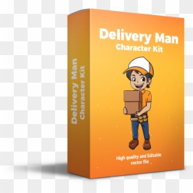 Graphic Design, HD Png Download - delivery man png