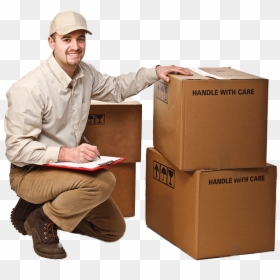 Packers And Movers Png, Transparent Png - delivery man png