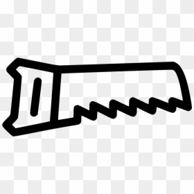 Hand Saw Cut Wood Garden Tool - Saw And Wood Icon, HD Png Download - wood slice png