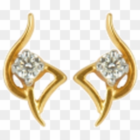 18kt Rose Gold And Diamond Stud Earrings For Women - Earrings, HD Png Download - earing png