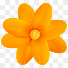 Orange Flower Png Clip Art Image - Orange Flower Png, Transparent Png - orange.png