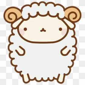 #sheep #lamb #kawaii #anime #freetoedit - Kawaii Sheep Transparent, HD Png Download - anime .png