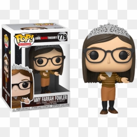 Funko Amy Farrah Fowler, HD Png Download - big bang theory png