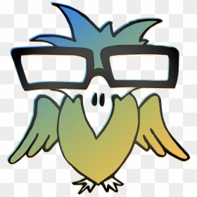 Birds With Glasses, HD Png Download - funny glasses png
