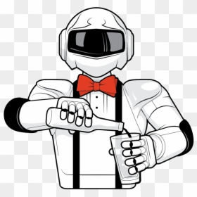 Robot Bartender Art, HD Png Download - bar tender png