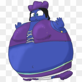 Blueberry Clipart One Blueberry - One Piece Blueberry Inflation, HD Png Download - luffy.png