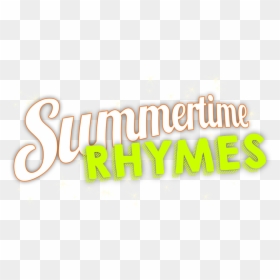 Summertime Rhymes , Png Download - Calligraphy, Transparent Png - summer time png