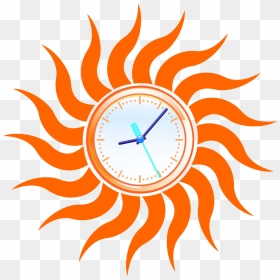 Summer Clock Svg, HD Png Download - summer time png
