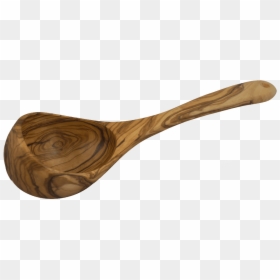 Little Angel Olive Wood Soup Ladle - Wooden Spoon, HD Png Download - ladle png