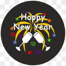 234-blank - Circle, HD Png Download - happy new year 2015 png