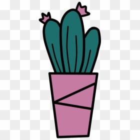 #cactus #draw #cute #pink #green #freetoedit #ftestickers, HD Png Download - cactus drawing png