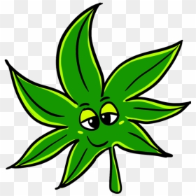 Transparent Real Weed Leaf Png - Marijuana Leaf Cartoon Png, Png Download - weed plants png