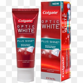 Colgate Optic White Plus Shine, HD Png Download - colgate png