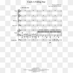 Sheet Music, HD Png Download - falling star png