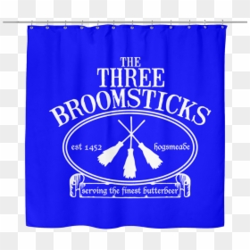 The Three Broomsticks Shower Curtain - Bike Race, HD Png Download - lil broomstick png