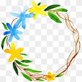 Clip Art, HD Png Download - watercolor flower wreath png