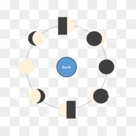 Circle, HD Png Download - phases of the moon png