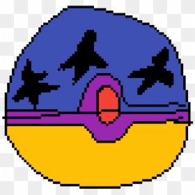New Poke Ball I Guess - Terraria King Slime Pixel Art, HD Png Download - poke png