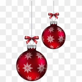 Transparent Christmas Ball Clipart - Christmas Decorations Transparent Background, HD Png Download - red sphere png