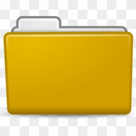 Yellow Folder Icon - Yellow Folder Clip Art, HD Png Download - folder icons png