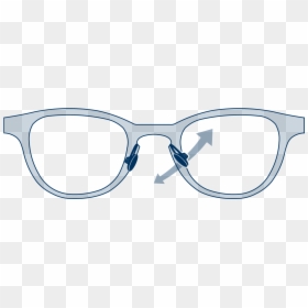 Adjustable Nose Pads Glasses Frames - Indian Dental Association, HD Png Download - glasses frames png