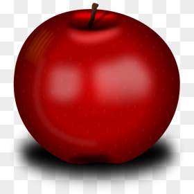 Red Apple Svg Clip Arts - ภาพ ผล ไม้ สด กราฟฟิก, HD Png Download - red sphere png