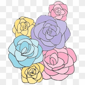 Flower, Grunge, Kawaii - Kawaii Flower Pastel Png, Transparent Png - flower drawing png tumblr