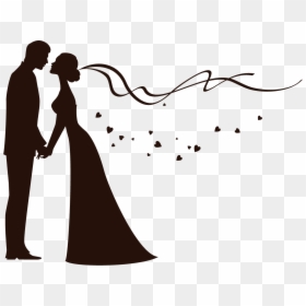 Wedding Clipart Bride - Bride And Groom Logo, HD Png Download - bride clipart png